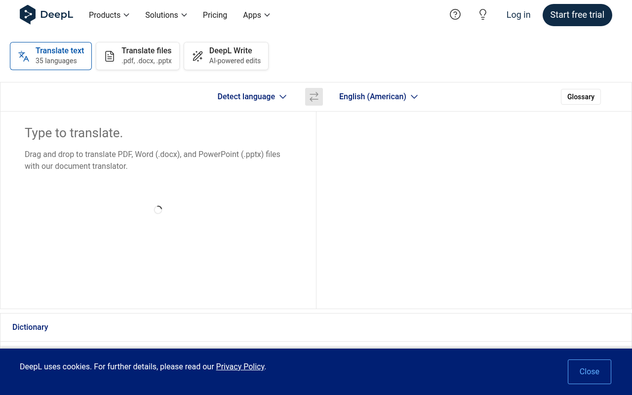 Screenshot of DeepL: Unlock Seamless Global Communication with AI Translation