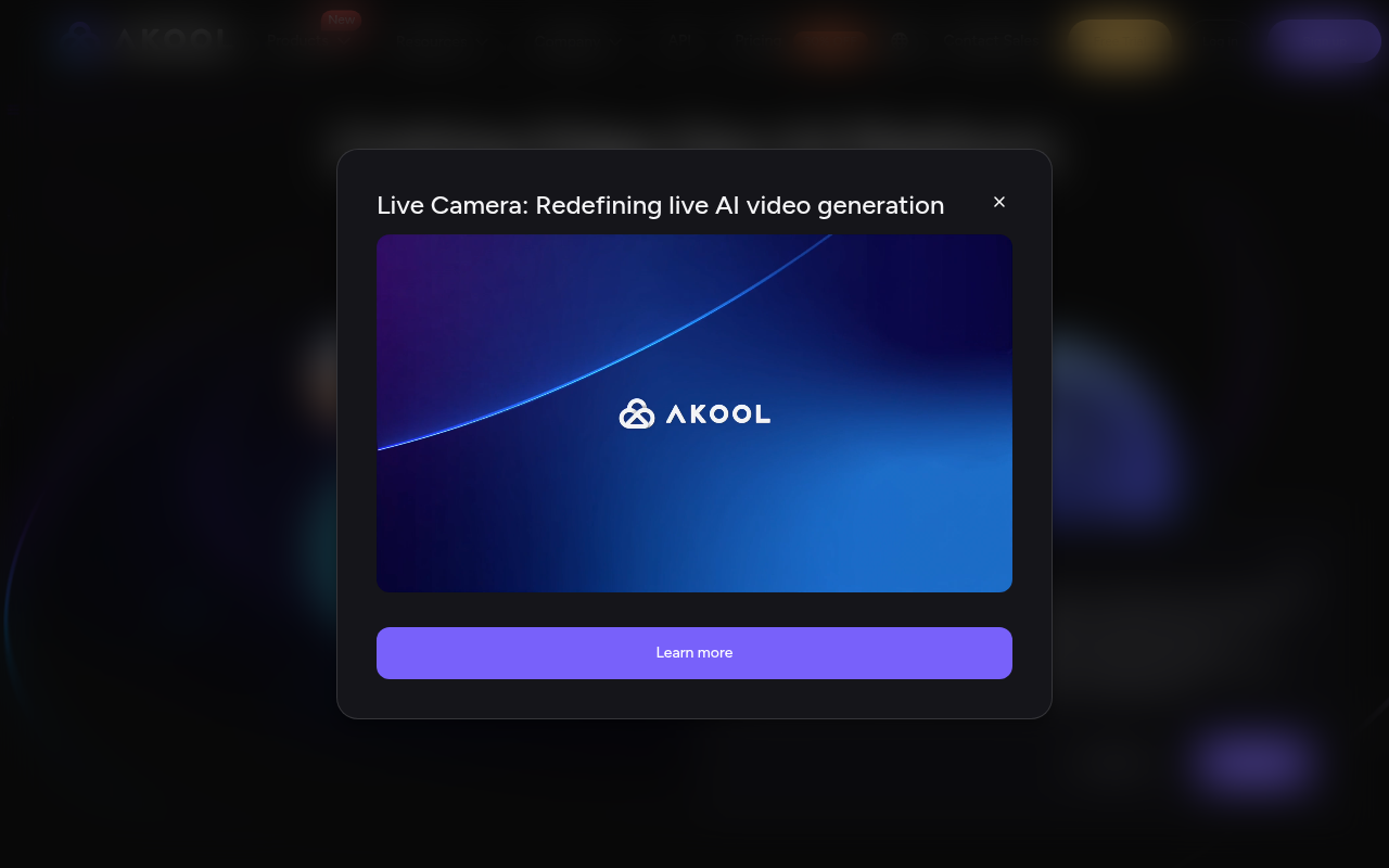 Screenshot of AKOOL Review: Personalized AI Visuals for Marketing Success