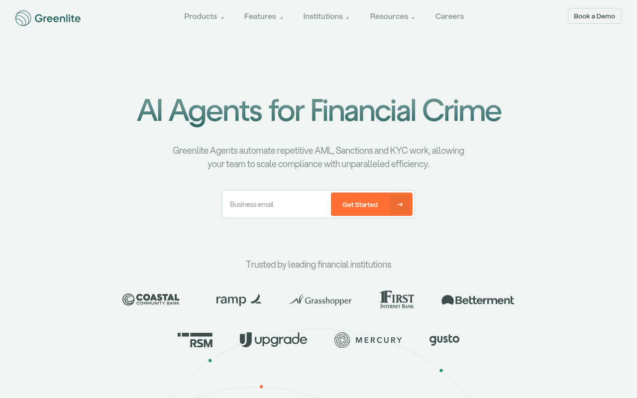 Screenshot of Greenlite AI: Automating Financial Crime Prevention