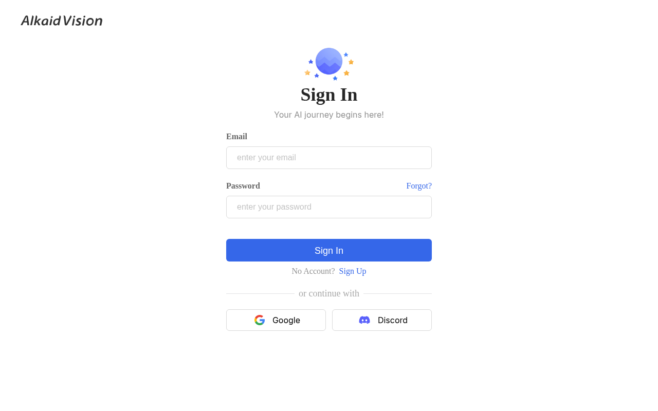 Screenshot of Alkaid AI Image Creator: Unleash Your Imagination