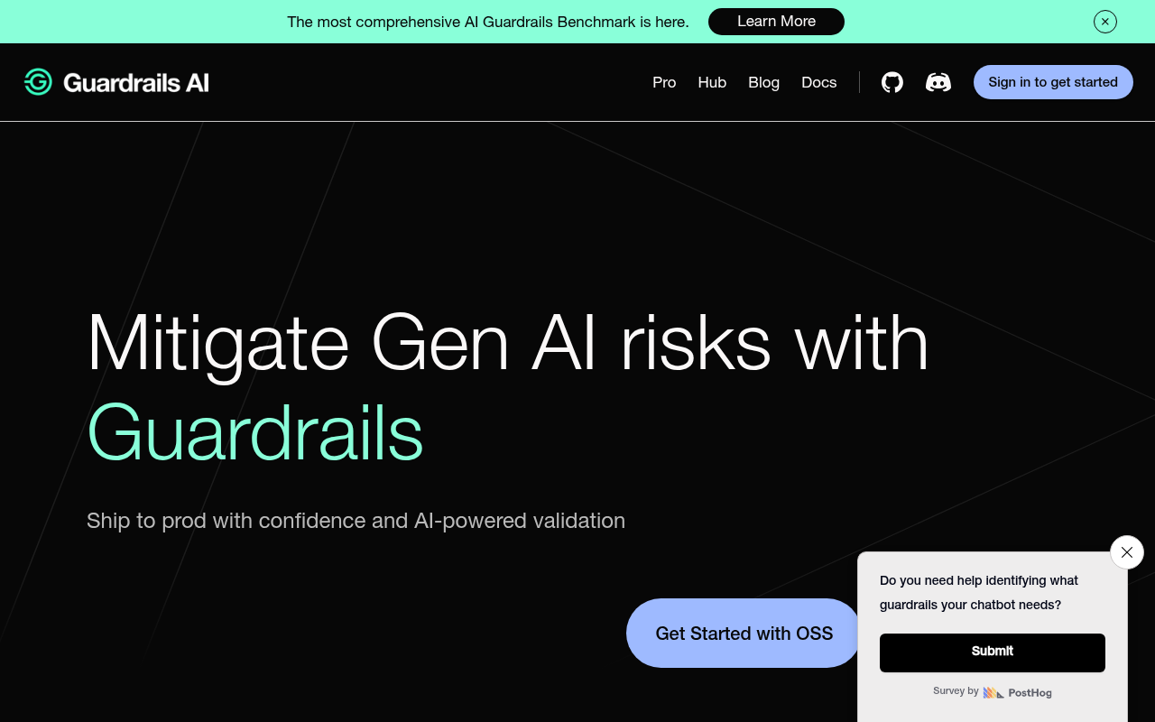 Screenshot of Guardrails AI: Securing Your LLM Applications