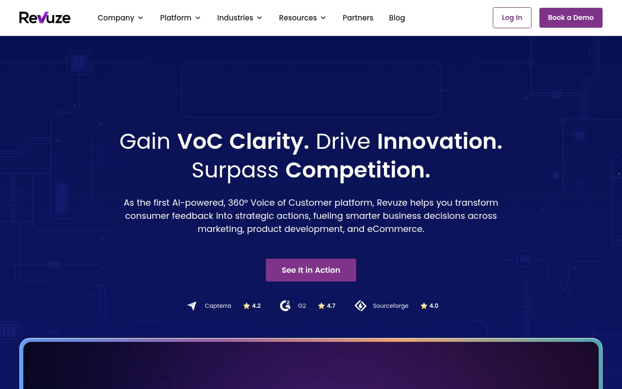 Screenshot of Revuze Review: Unlock Customer Insights & Transform Feedback into Action