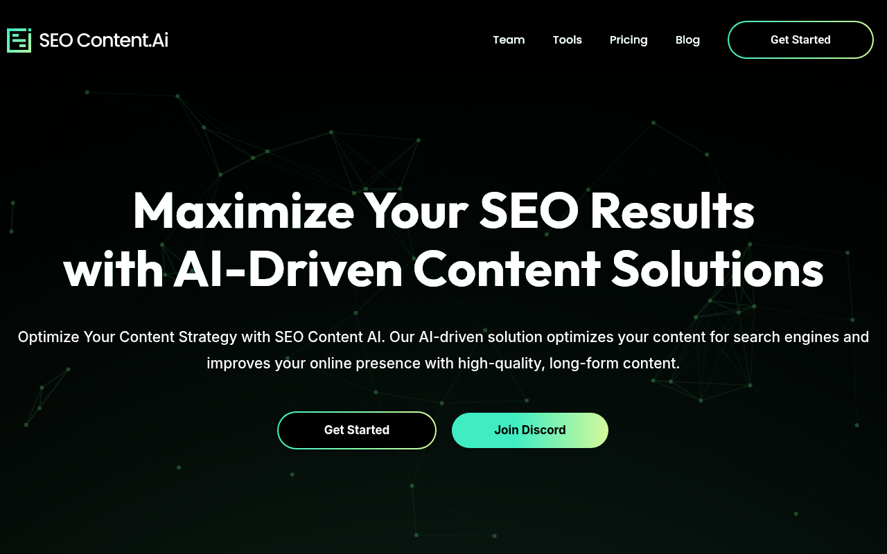 Screenshot of Unlock SEO Success with AI-Powered Content: A **[SEO Content AI](https://seocontent.ai/?utm_source=5000.tools)** Review