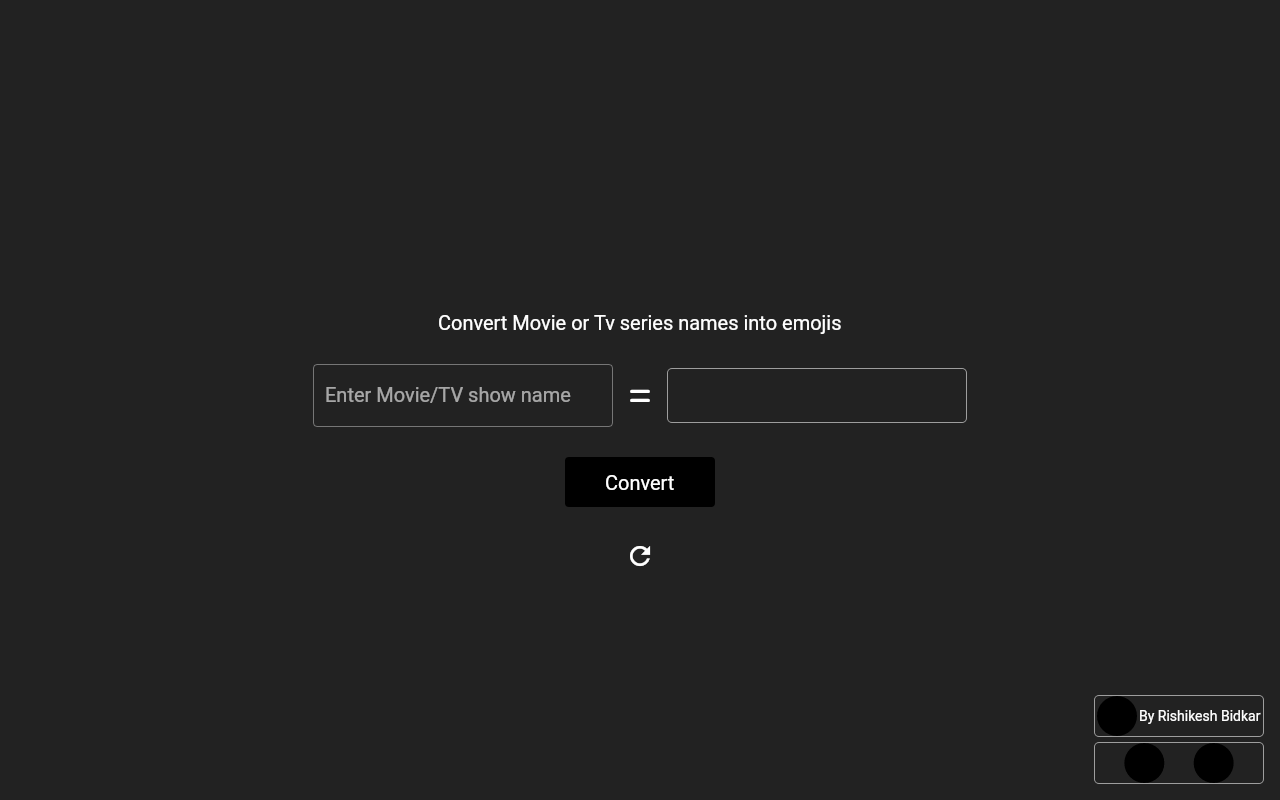 Screenshot of Movie Emoji Magic: Instantly Convert Titles into Fun Emoji Sequences