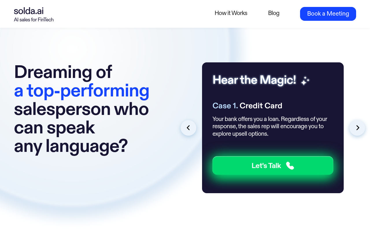 Screenshot of Solda AI: Automate Your B2C Sales Department