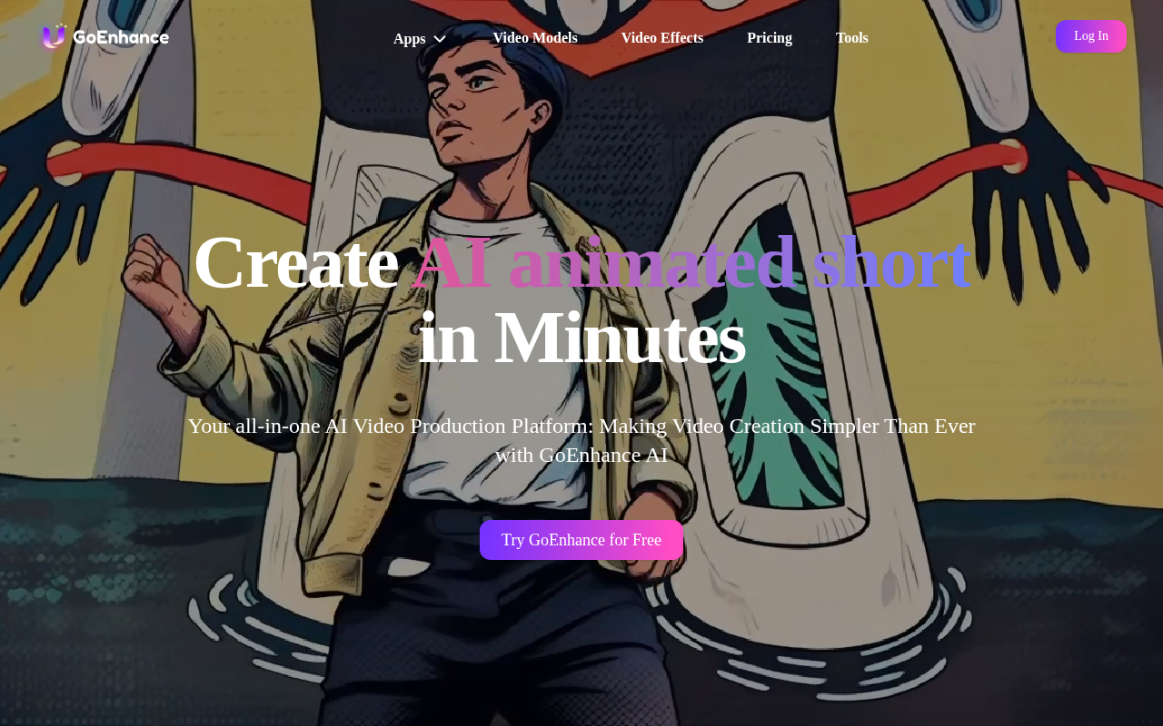 Screenshot of GoEnhance AI: Transform Your Videos & Images with AI-Powered Upscaling