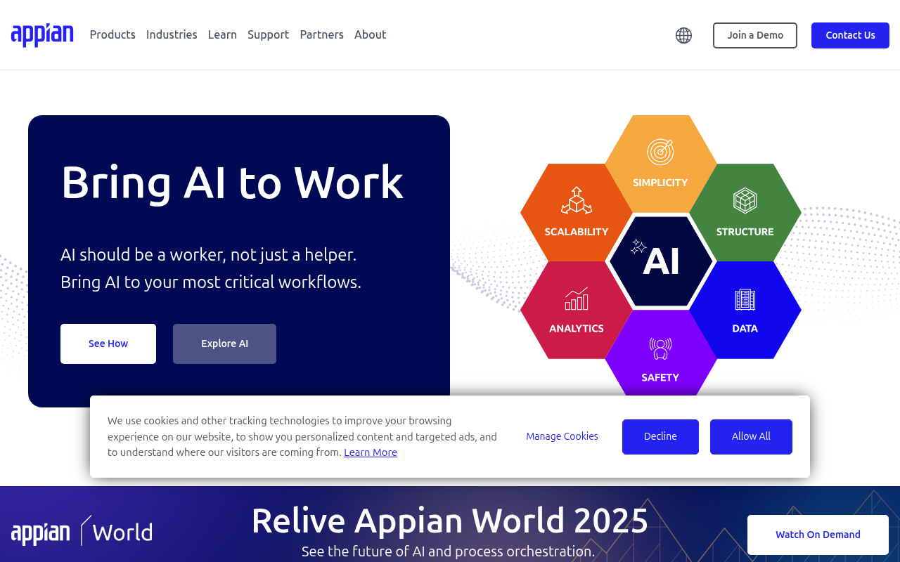 Screenshot of Appian Review: Supercharge Your Business with AI-Powered Workflow Automation