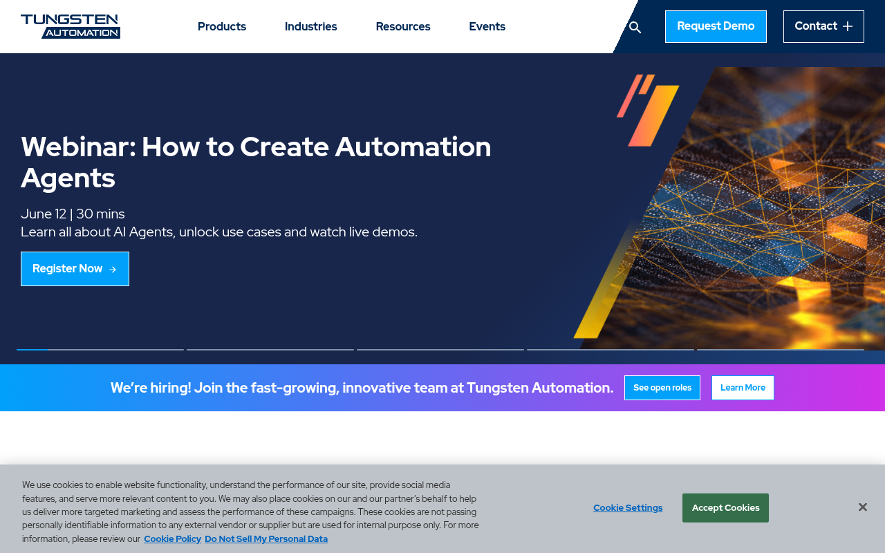 Screenshot of Kofax: Streamlining Business with Intelligent Automation