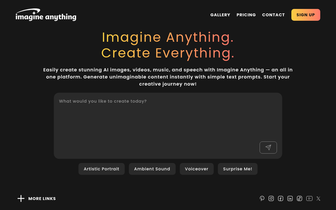 Screenshot of Imagine Anything Review: Unleash Your Creativity with AI Image Generation