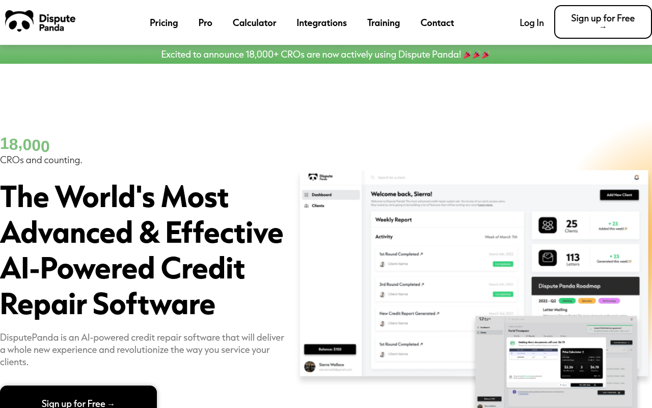 Screenshot of Dispute Panda: AI-Powered Credit Repair Software Review