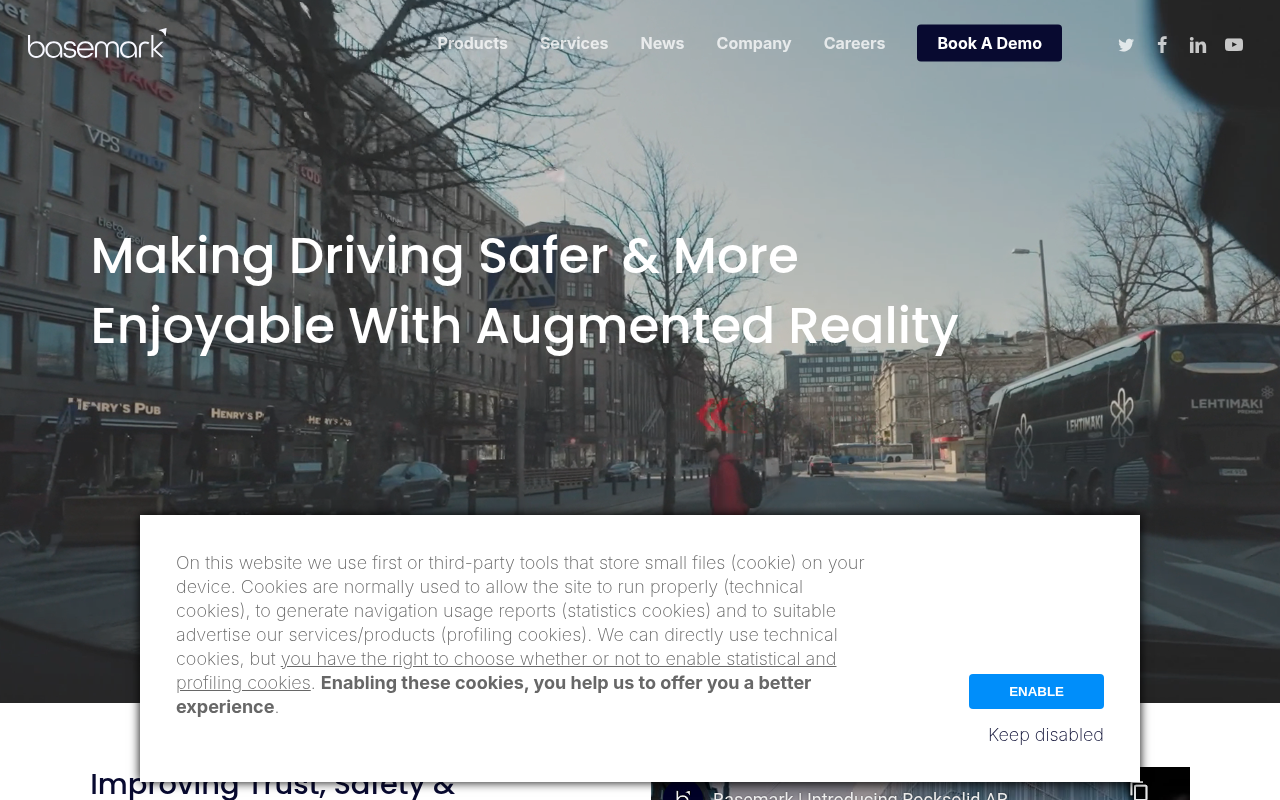 Screenshot of Basemark: Revolutionizing Automotive AR Development