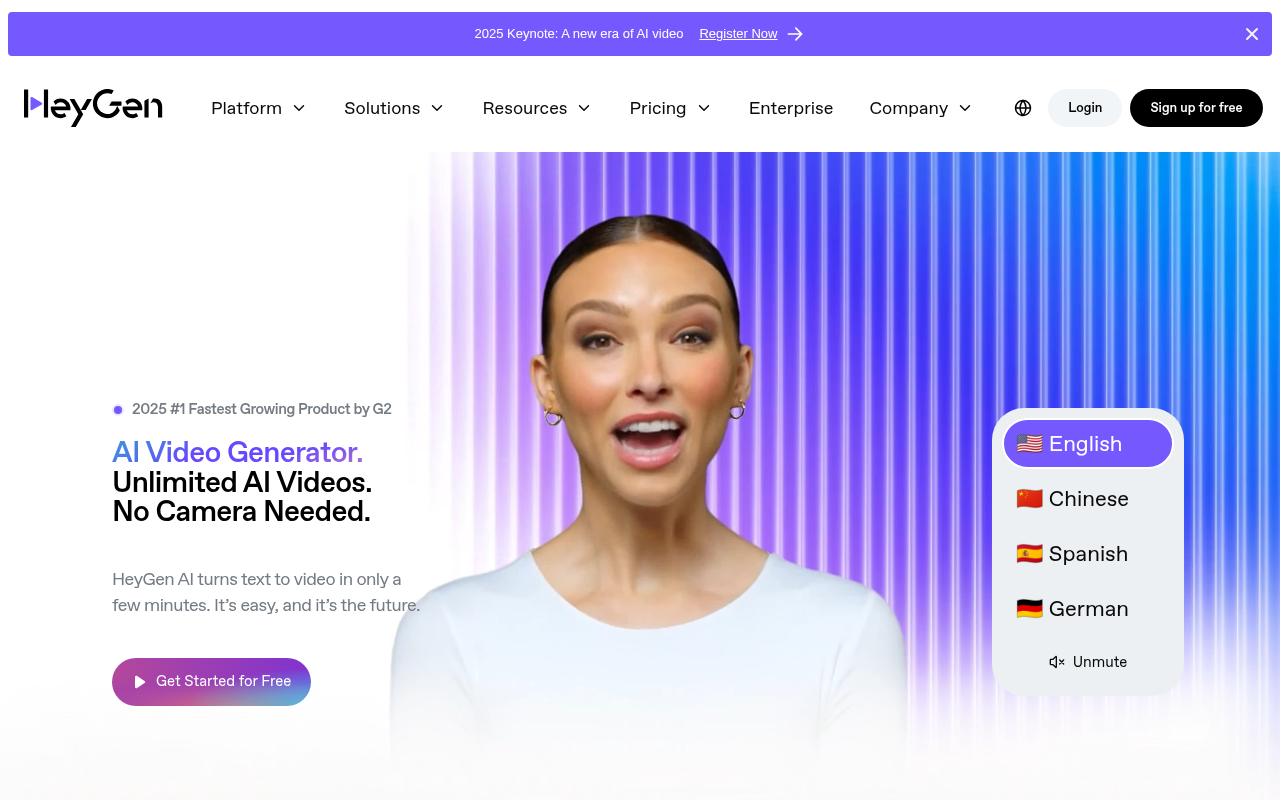 Screenshot of HeyGen Review: Unleash Your Creativity with AI Video Generation