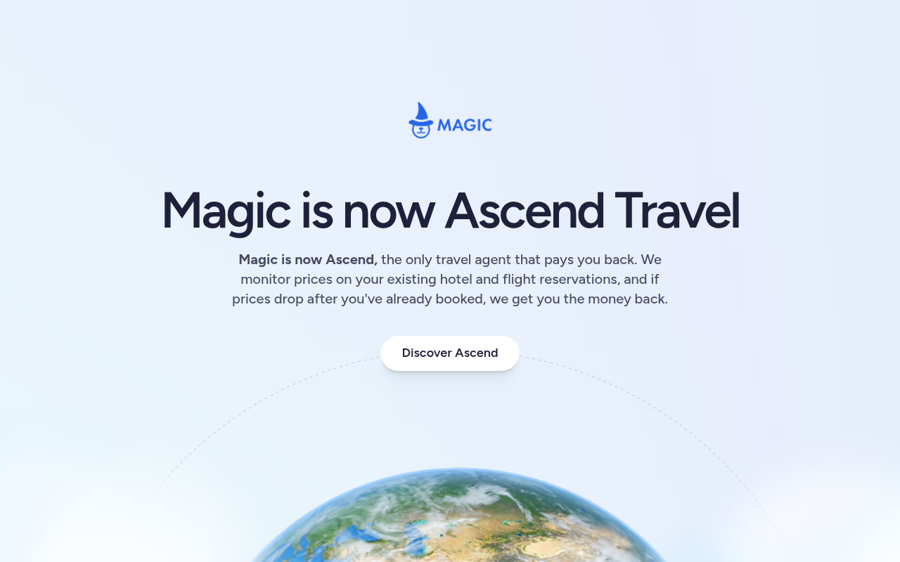 Screenshot of Ascend Travel AI: Your Free AI Travel Concierge