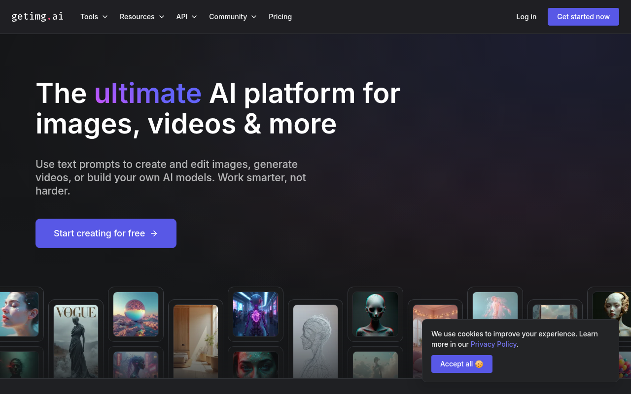 Screenshot of GetImg.ai Review: Unleash Your Creativity with AI Image Generation