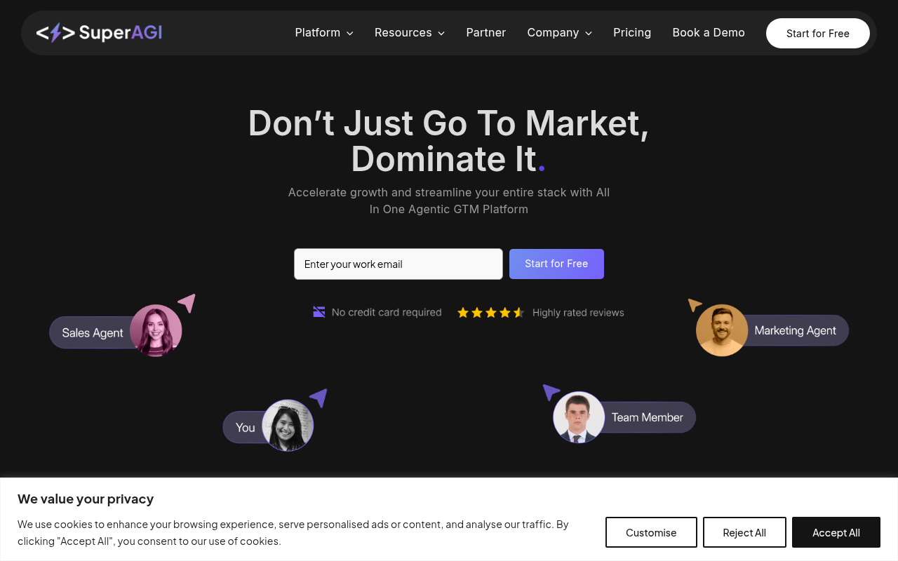 Screenshot of SuperAGI: Build & Deploy Autonomous AI Agents for Your Business