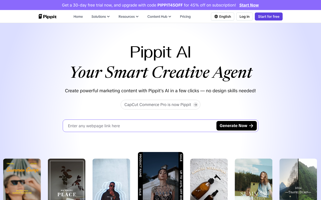 Screenshot of CapCut Commerce Pro: AI-Powered E-commerce Video Editing