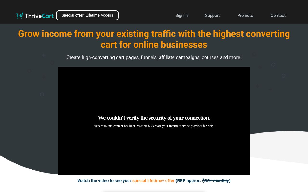 Screenshot of ThriveCart Review: The High-Converting Cart Solution for Online Businesses