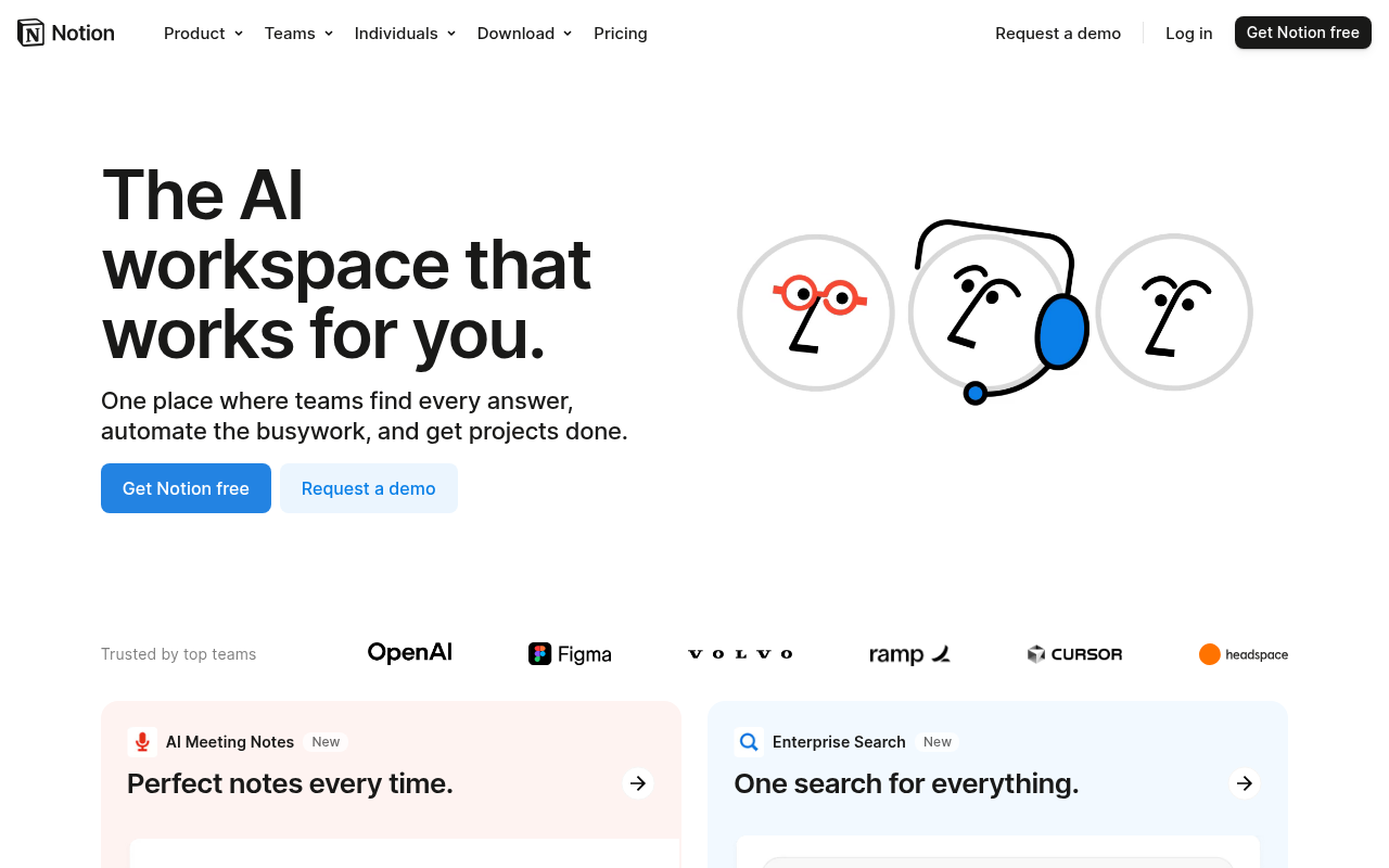 Screenshot of Notion: The All-in-One Productivity Powerhouse