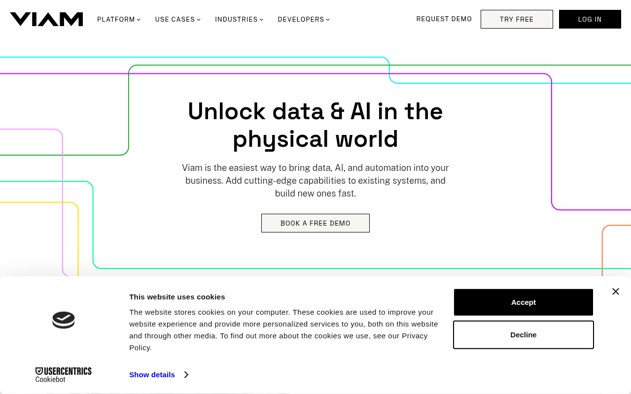 Screenshot of Viam: Your AI Robotics Platform for Effortless Automation