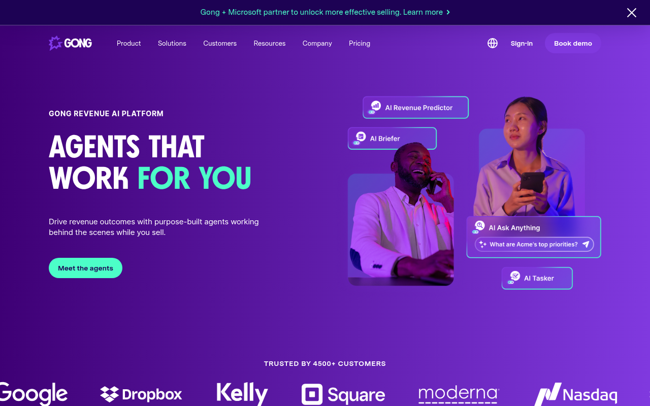 Screenshot of Gong Review: Supercharge Sales with AI-Powered Insights