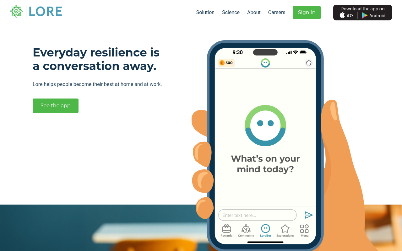 Screenshot of Lore: AI-Powered HR for Thriving Teams