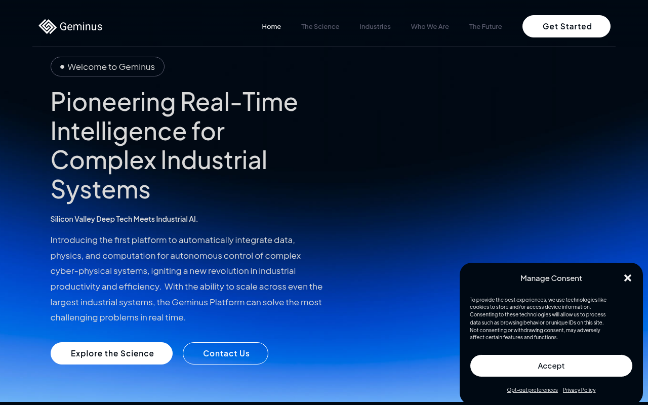 Screenshot of Geminus AI: Revolutionizing Engineering with Generative AI