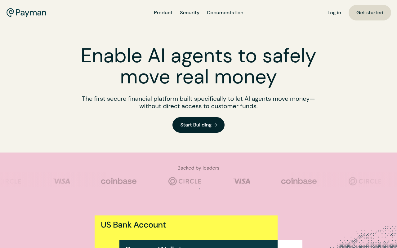 Screenshot of Payman AI: Your AI-Powered Productivity Partner